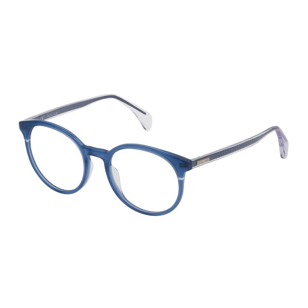 Police Blue Plastic Frames