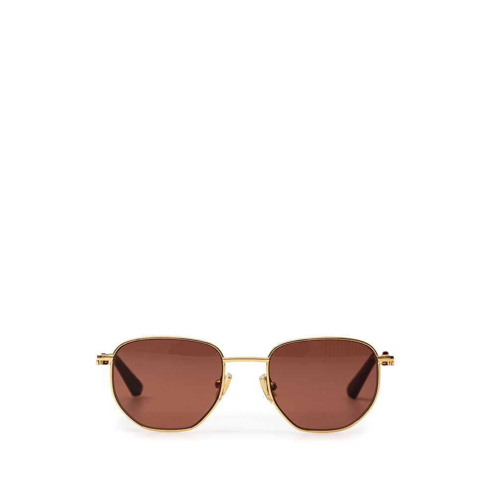 Bottega Veneta Gold Metal Sunglasses - Luksuslaukut ja asusteet Bottega Veneta - Tutustu YVES JAVANNI® 