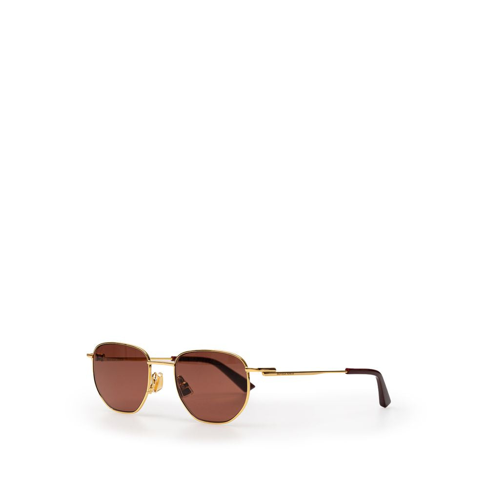 Bottega Veneta Gold Metal Sunglasses - Luksuslaukut ja asusteet Bottega Veneta - Tutustu YVES JAVANNI® 