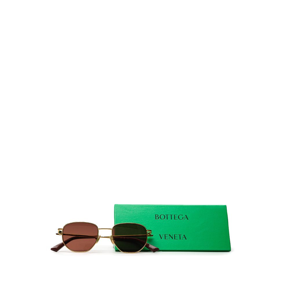 Bottega Veneta Gold Metal Sunglasses - Luksuslaukut ja asusteet Bottega Veneta - Tutustu YVES JAVANNI® 