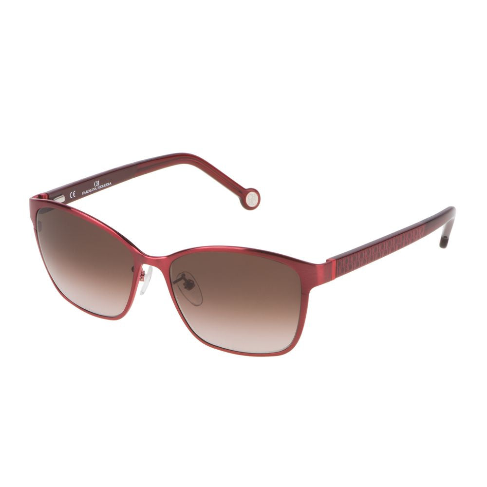 Carolina Herrera Red Metal Sunglasses - Luksuslaukut ja asusteet Carolina Herrera - Tutustu YVES JAVANNI® 