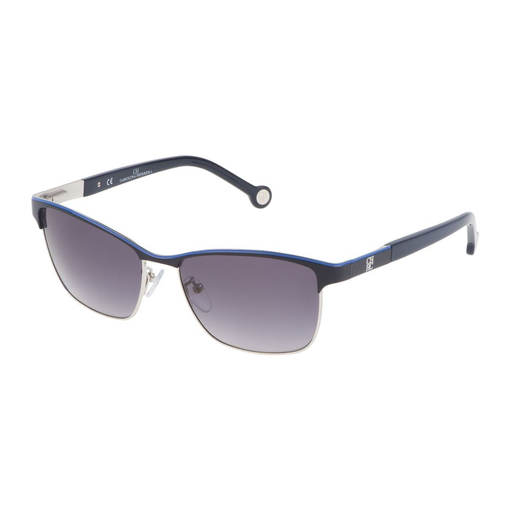 Carolina Herrera Blue Metal Sunglasses - Luksuslaukut ja asusteet Carolina Herrera - Tutustu YVES JAVANNI® 