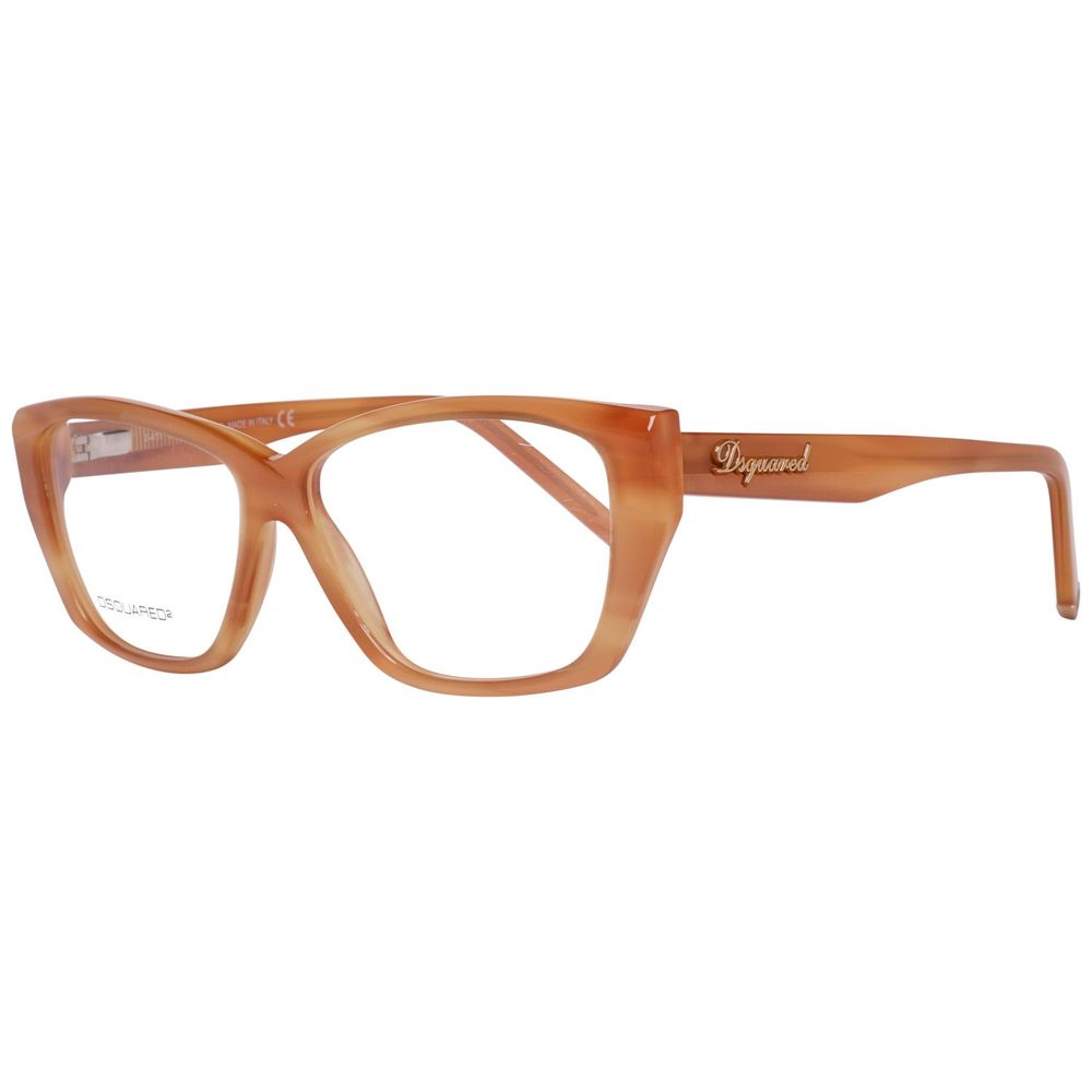 Dsquared² Brown Plastic Frames - Luksuslaukut ja asusteet Dsquared² - Tutustu YVES JAVANNI® 