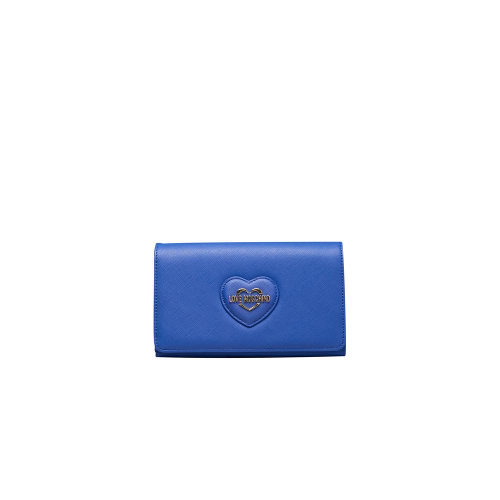 Love Moschino Blue Polyethylene Crossbody Bag - Luksuslaukut ja asusteet Love Moschino - Tutustu YVES JAVANNI® 