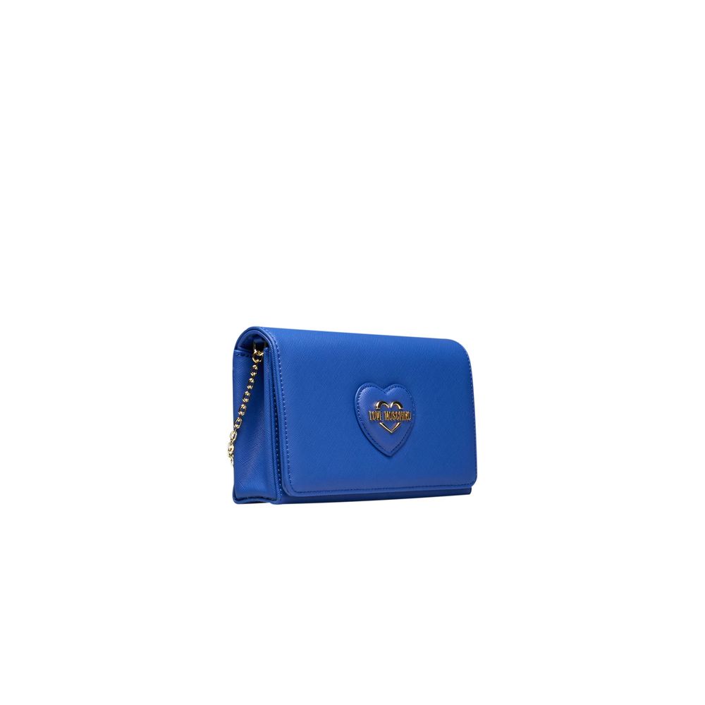 Love Moschino Blue Polyethylene Crossbody Bag - Luksuslaukut ja asusteet Love Moschino - Tutustu YVES JAVANNI® 