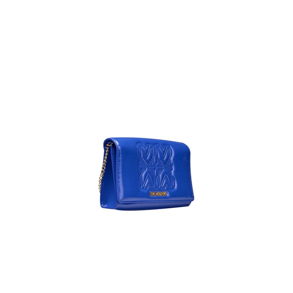 Love Moschino Blue Polyethylene Crossbody Bag - Luksuslaukut ja asusteet Love Moschino - Tutustu YVES JAVANNI® 