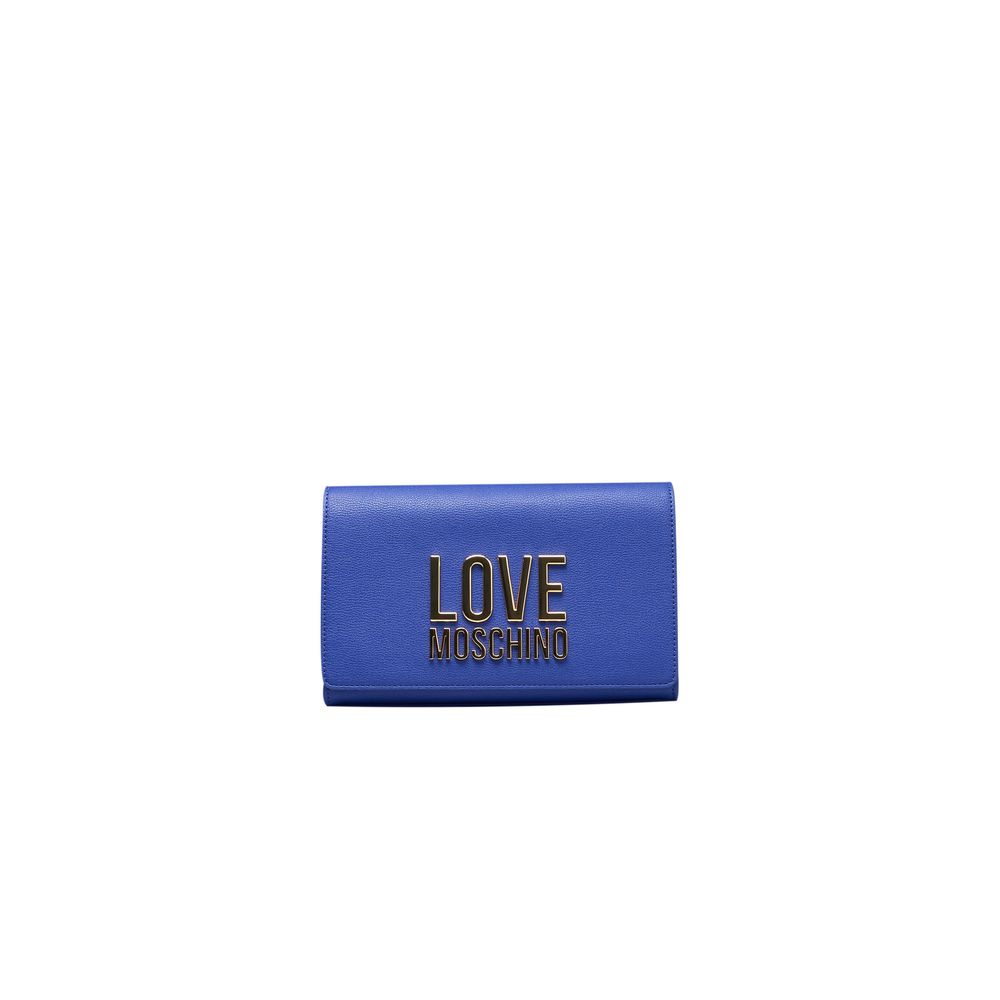 Love Moschino Blue Polyethylene Crossbody Bag - Luksuslaukut ja asusteet Love Moschino - Tutustu YVES JAVANNI® 