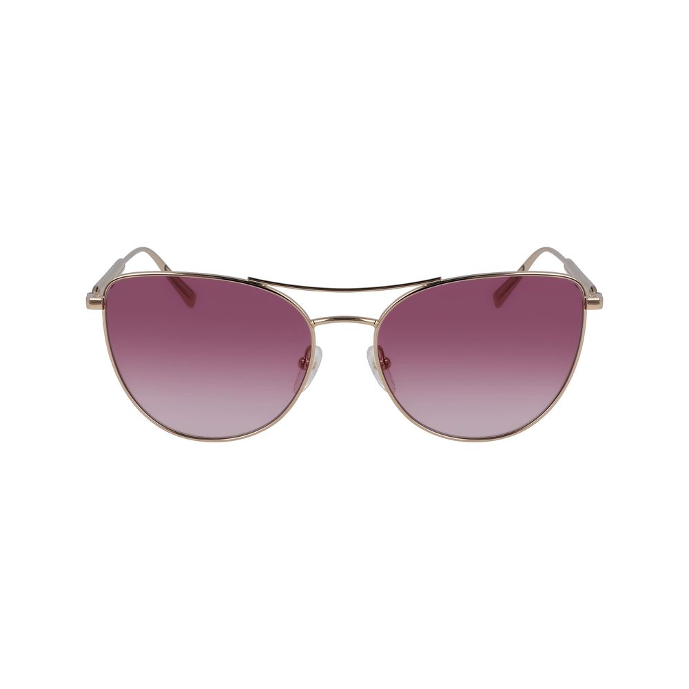 Longchamp Rose Gold Metal Sunglasses - Luksuslaukut ja asusteet Longchamp - Tutustu YVES JAVANNI® 