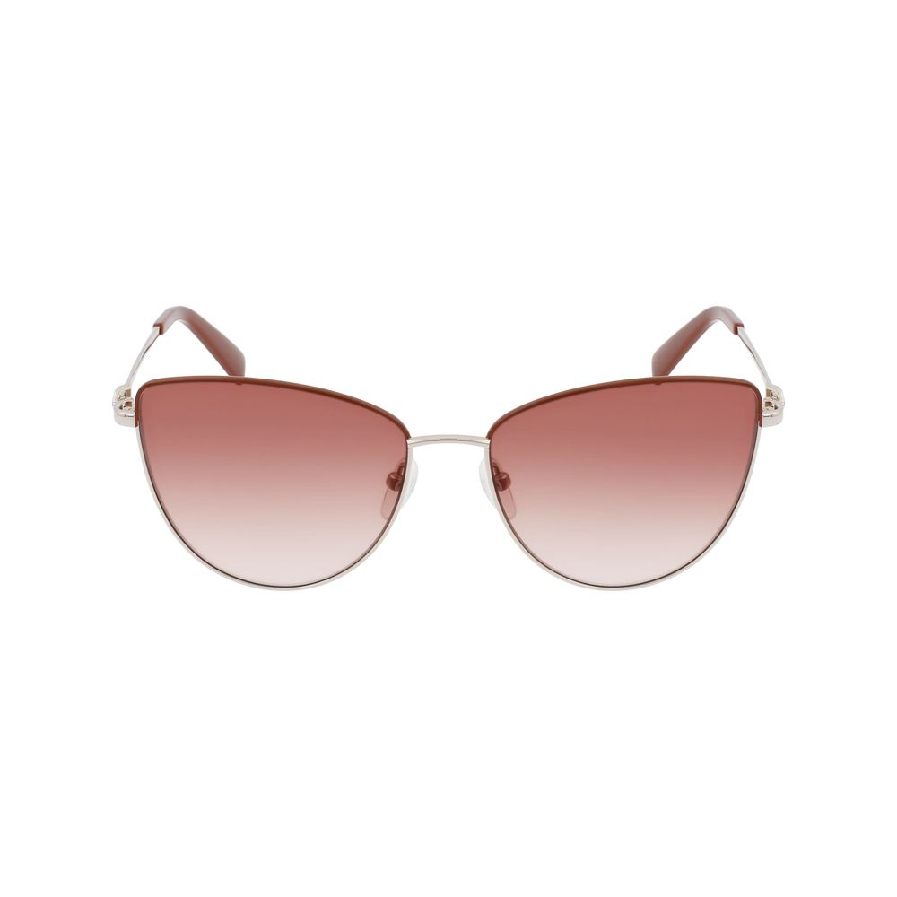 Longchamp Gold Metal Sunglasses - Luksuslaukut ja asusteet Longchamp - Tutustu YVES JAVANNI® 