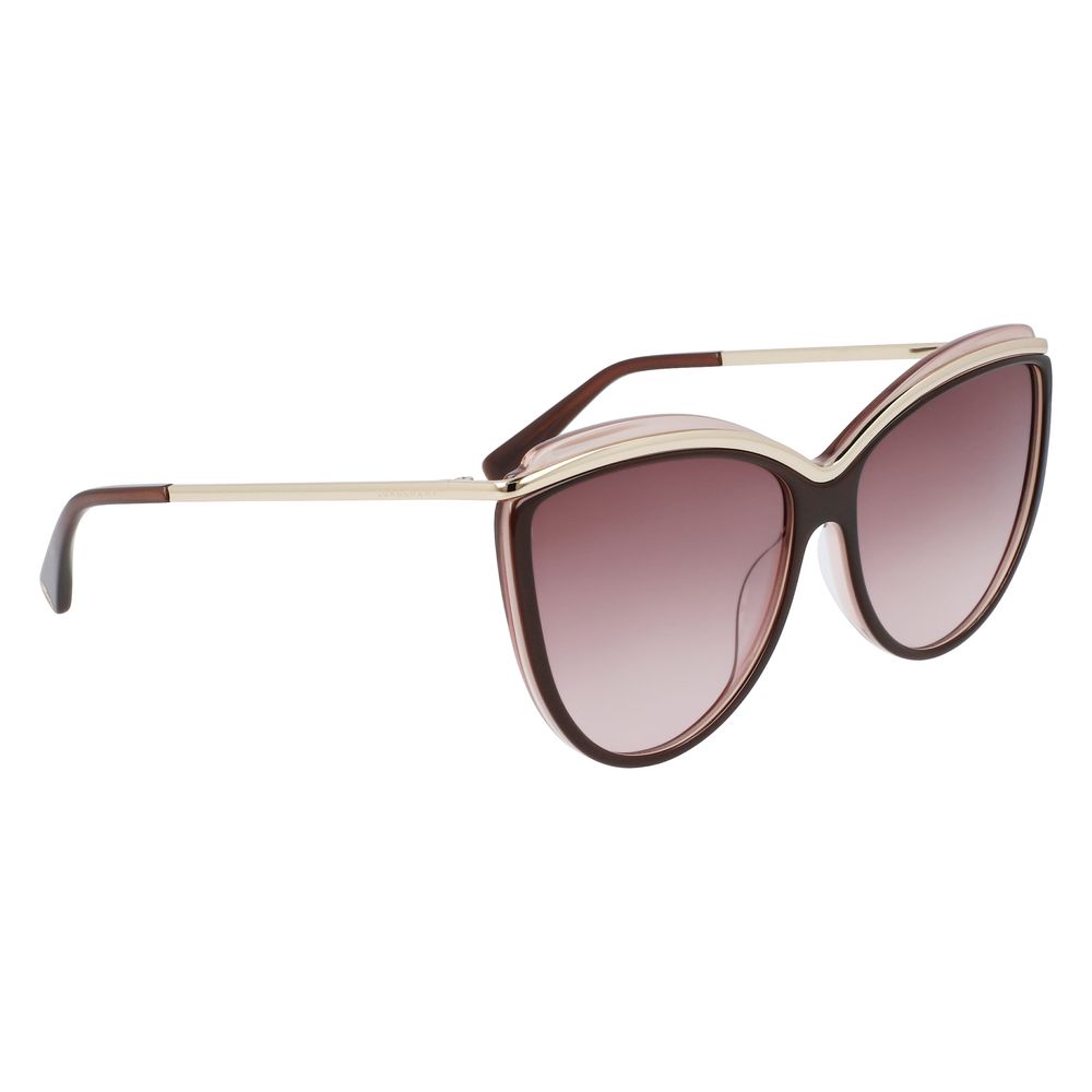 Longchamp Brown Acetate Sunglasses - Luksuslaukut ja asusteet Longchamp - Tutustu YVES JAVANNI® 