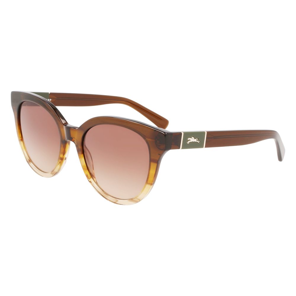 Longchamp Brown Acetate Sunglasses - Luksuslaukut ja asusteet Longchamp - Tutustu YVES JAVANNI® 