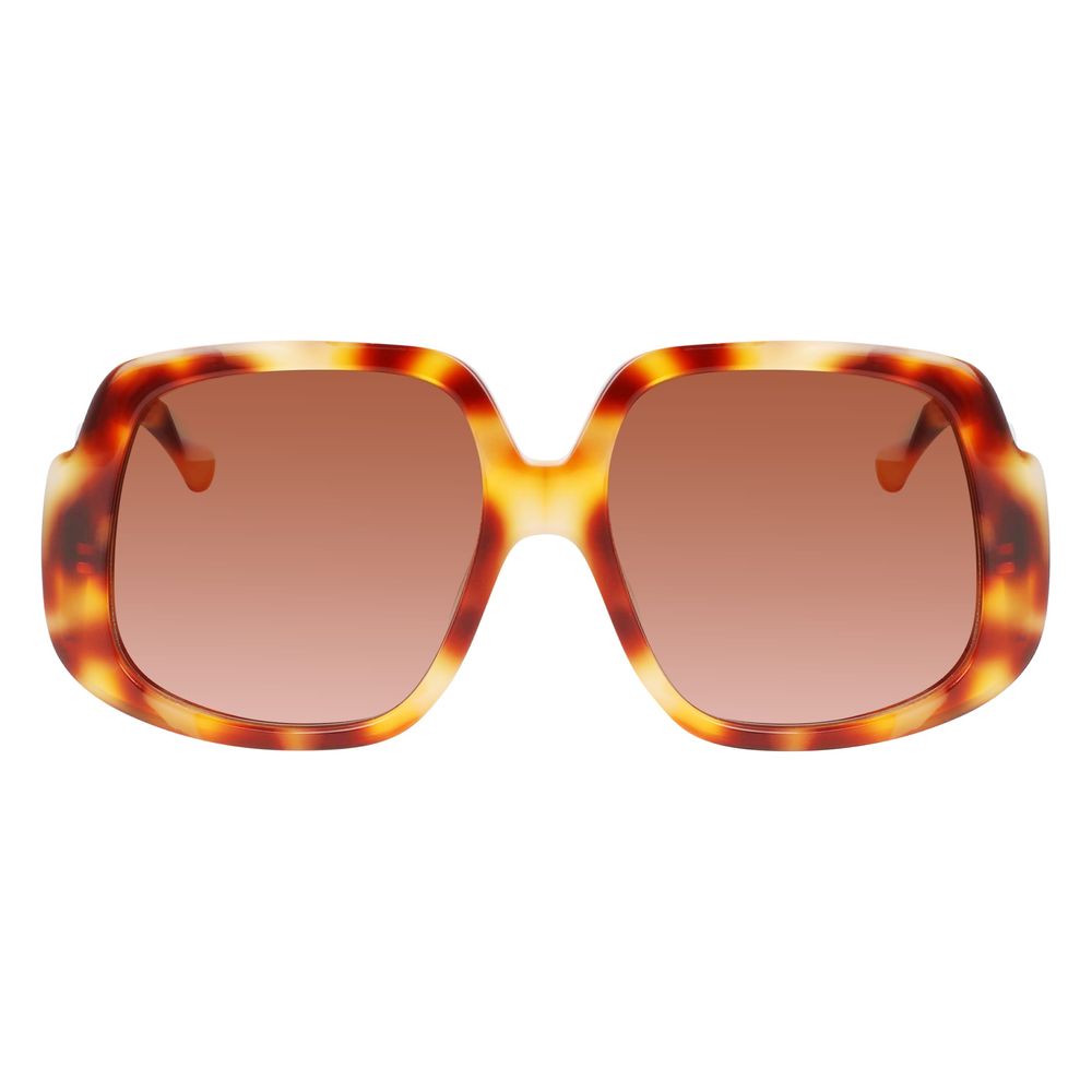 Longchamp Brown Acetate Sunglasses - Luksuslaukut ja asusteet Longchamp - Tutustu YVES JAVANNI® 