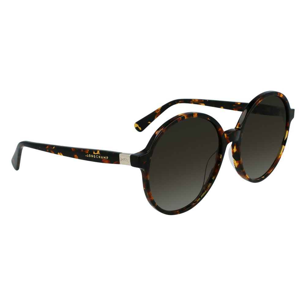 Longchamp Brown Acetate Sunglasses - Luksuslaukut ja asusteet Longchamp - Tutustu YVES JAVANNI® 