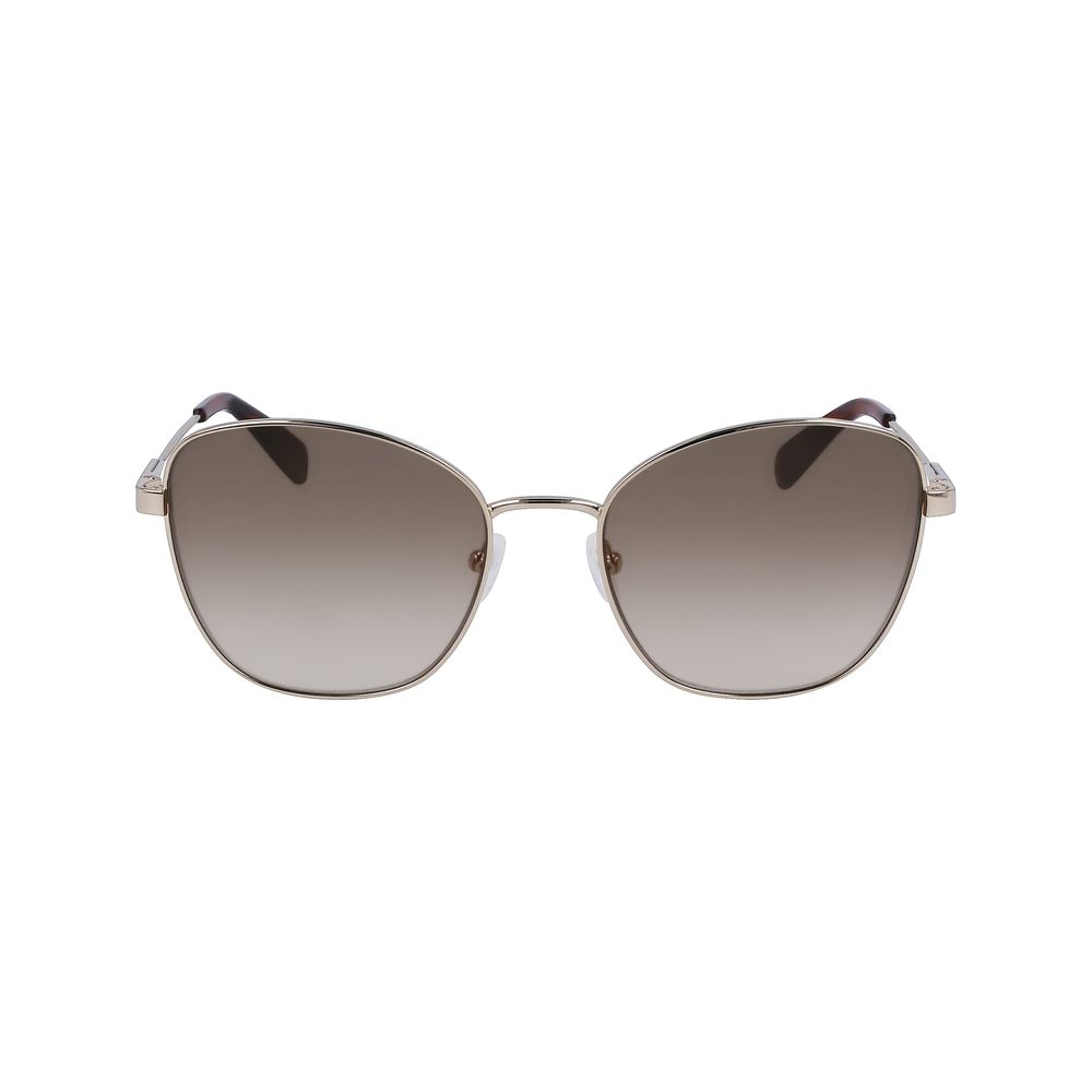 Longchamp Gold Metal Sunglasses - Luksuslaukut ja asusteet Longchamp - Tutustu YVES JAVANNI® 