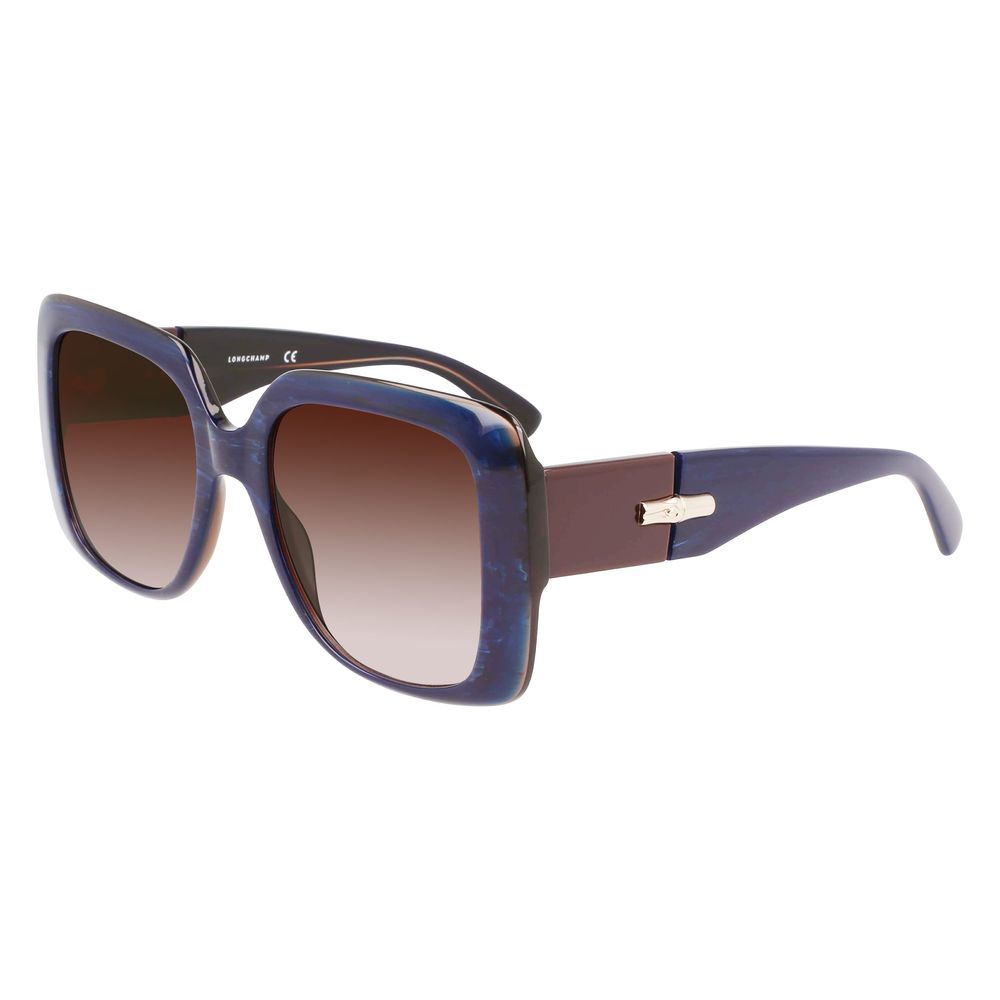 Longchamp Blue Acetate Sunglasses - Luksuslaukut ja asusteet Longchamp - Tutustu YVES JAVANNI® 