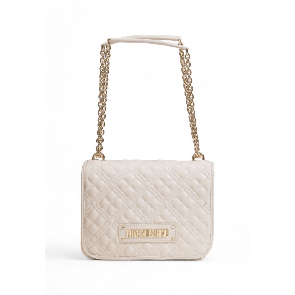 Love Moschino Beige Polyethylene Handbag - Luksuslaukut ja asusteet Love Moschino - Tutustu YVES JAVANNI® 