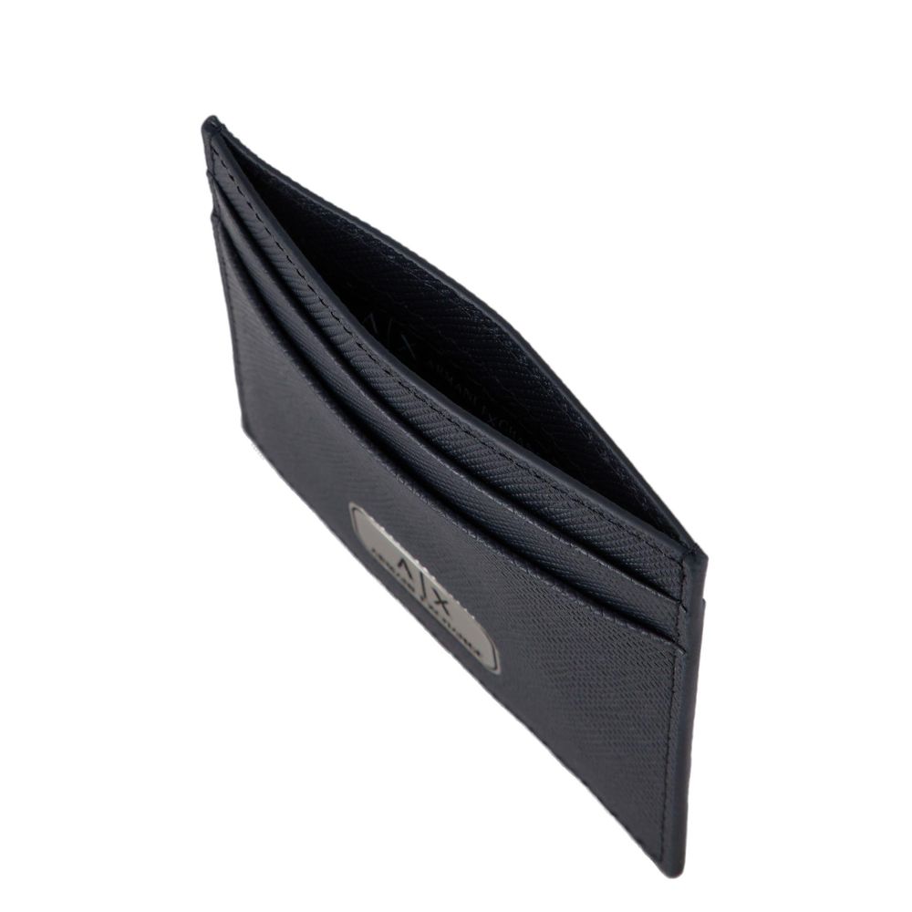 Armani Exchange Black Leather Wallet - Luksuslaukut ja asusteet Armani Exchange - Tutustu YVES JAVANNI® 