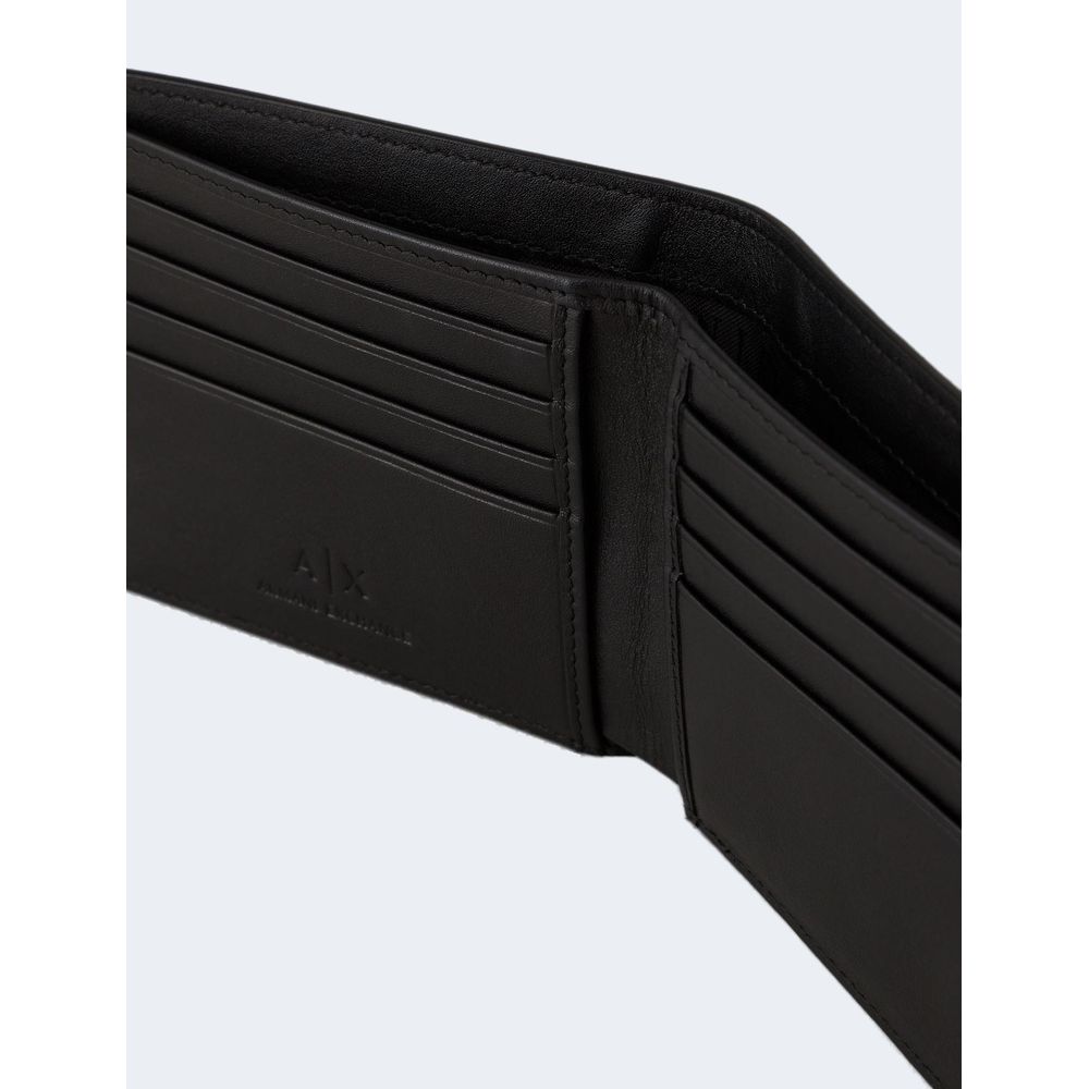 Armani Exchange Black Leather Wallet - Luksuslaukut ja asusteet Armani Exchange - Tutustu YVES JAVANNI® 