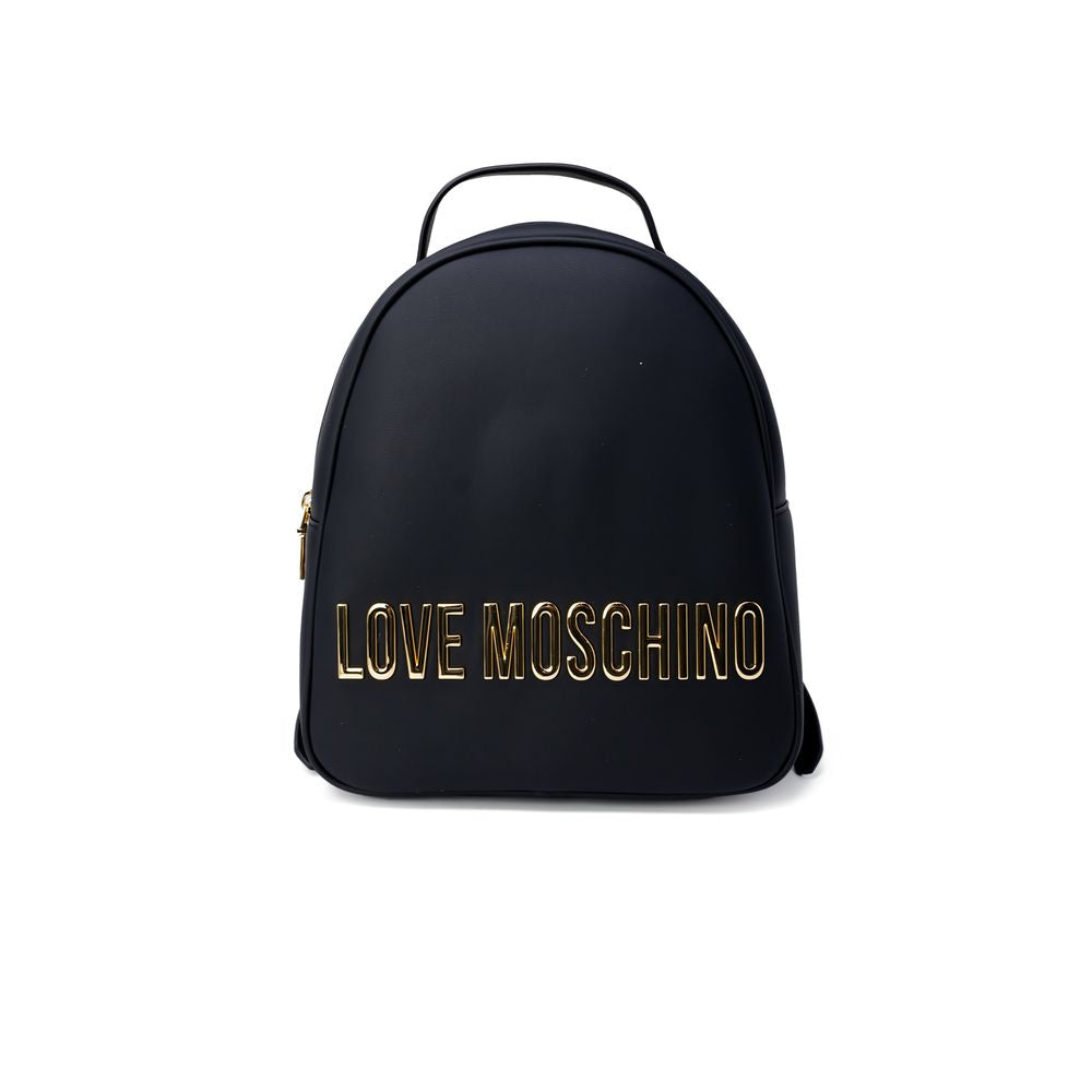 Love Moschino Black Polyethylene Backpack - Luksuslaukut ja asusteet Love Moschino - Tutustu YVES JAVANNI® 