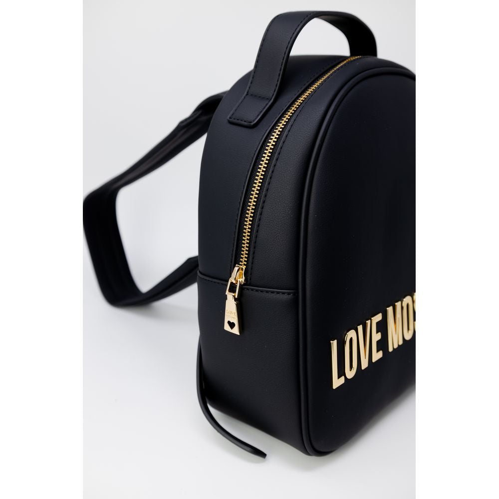 Love Moschino Black Polyethylene Backpack - Luksuslaukut ja asusteet Love Moschino - Tutustu YVES JAVANNI® 