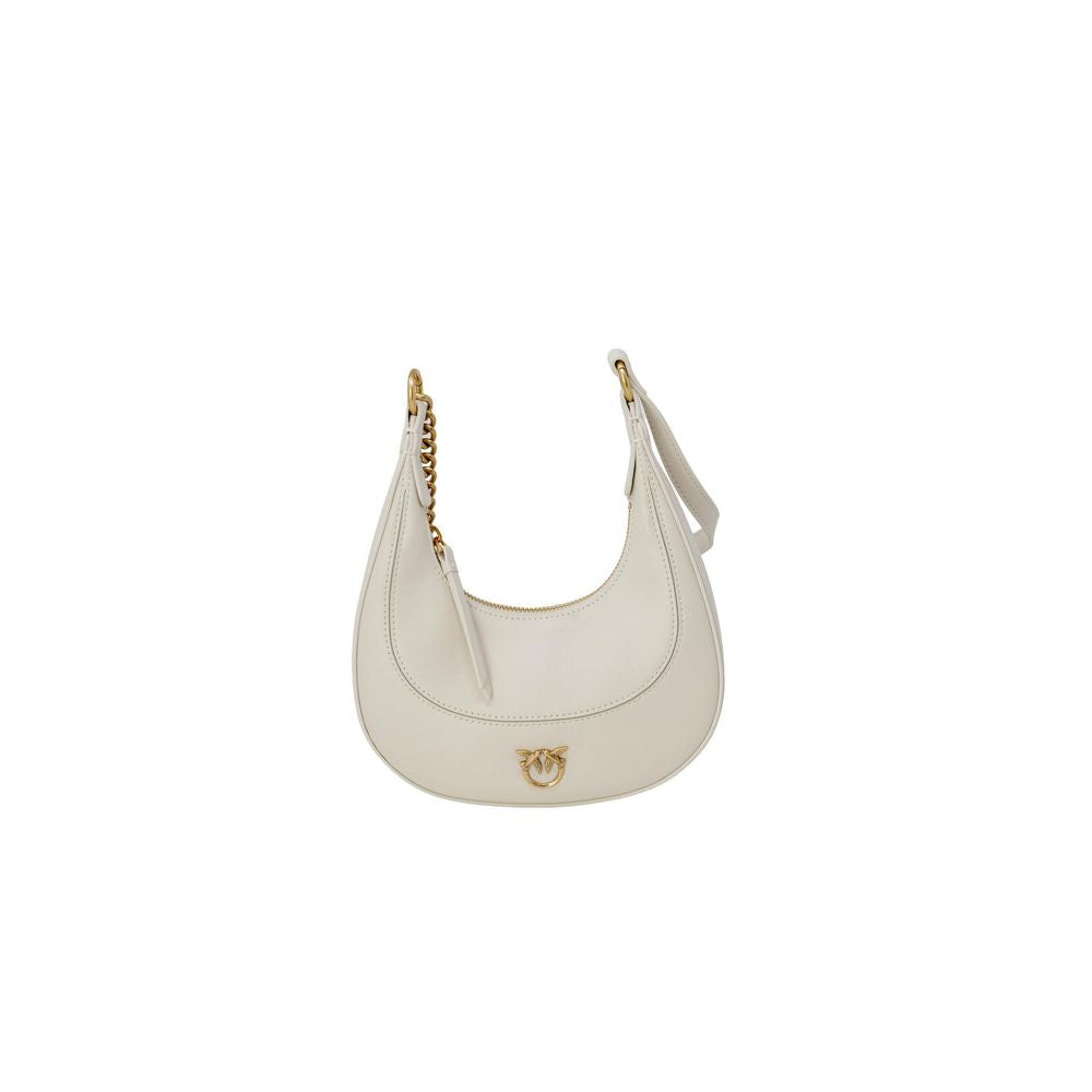 PINKO White Leather Handbag - Luksuslaukut ja asusteet PINKO - Tutustu YVES JAVANNI® 