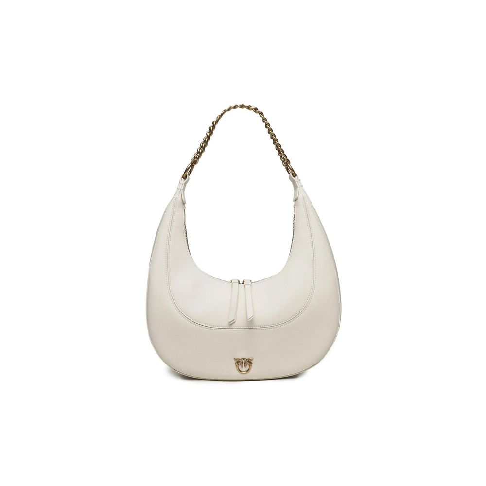 PINKO White Leather Handbag - Luksuslaukut ja asusteet PINKO - Tutustu YVES JAVANNI® 