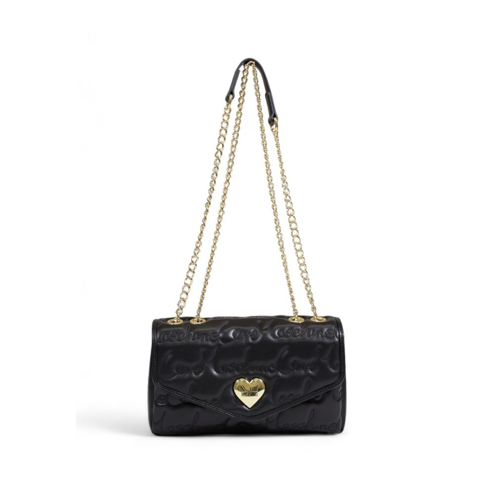 Love Moschino Black Polyethylene Handbag - Luksuslaukut ja asusteet Love Moschino - Tutustu YVES JAVANNI® 