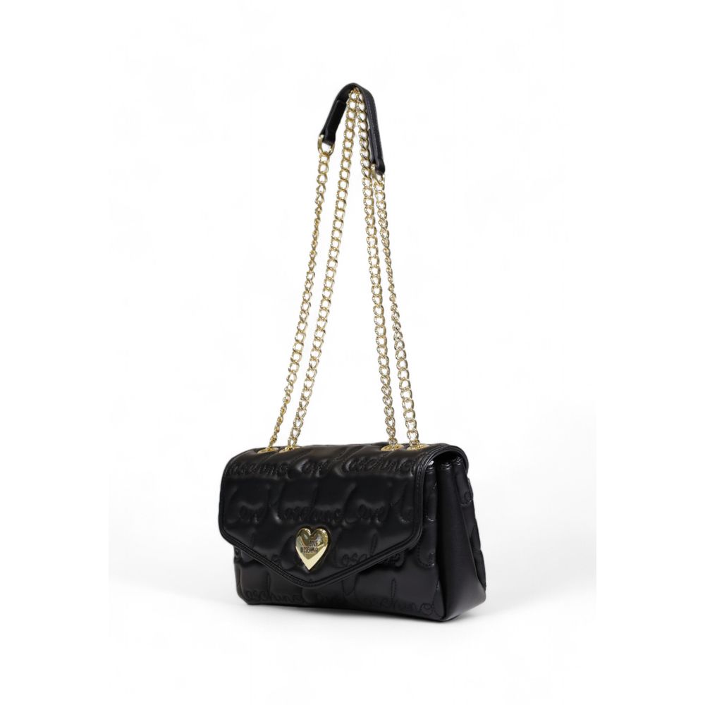 Love Moschino Black Polyethylene Handbag - Luksuslaukut ja asusteet Love Moschino - Tutustu YVES JAVANNI® 