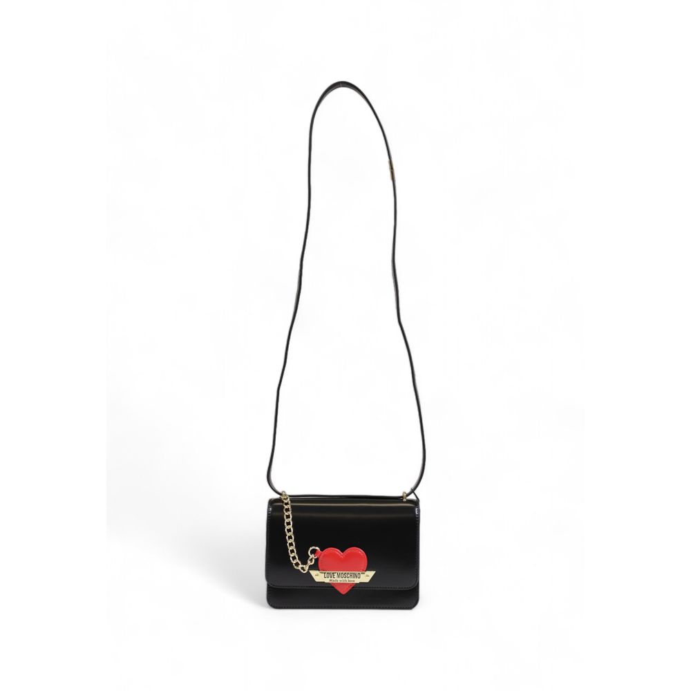 Love Moschino Black Polyethylene Handbag - Luksuslaukut ja asusteet Love Moschino - Tutustu YVES JAVANNI® 