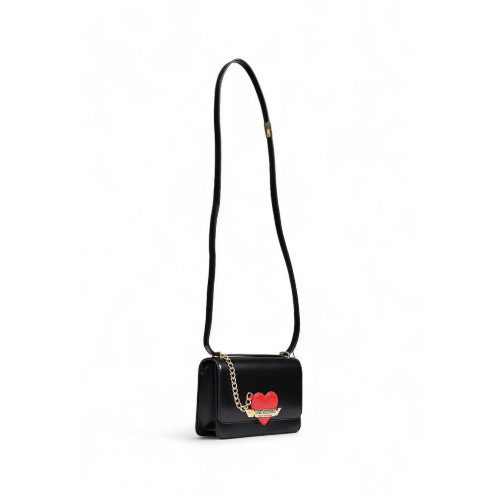 Love Moschino Black Polyethylene Handbag - Luksuslaukut ja asusteet Love Moschino - Tutustu YVES JAVANNI® 