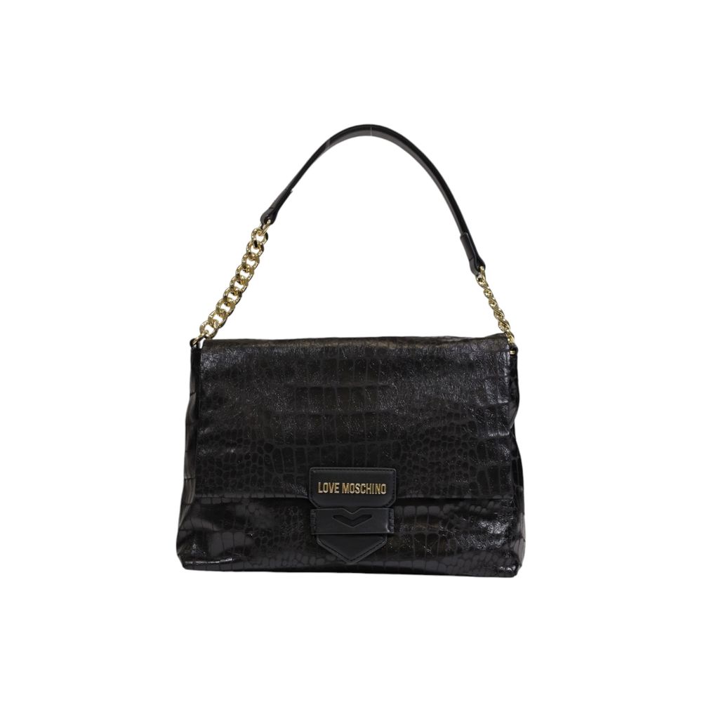 Love Moschino Black Polyester Handbag - Luksuslaukut ja asusteet Love Moschino - Tutustu YVES JAVANNI® 