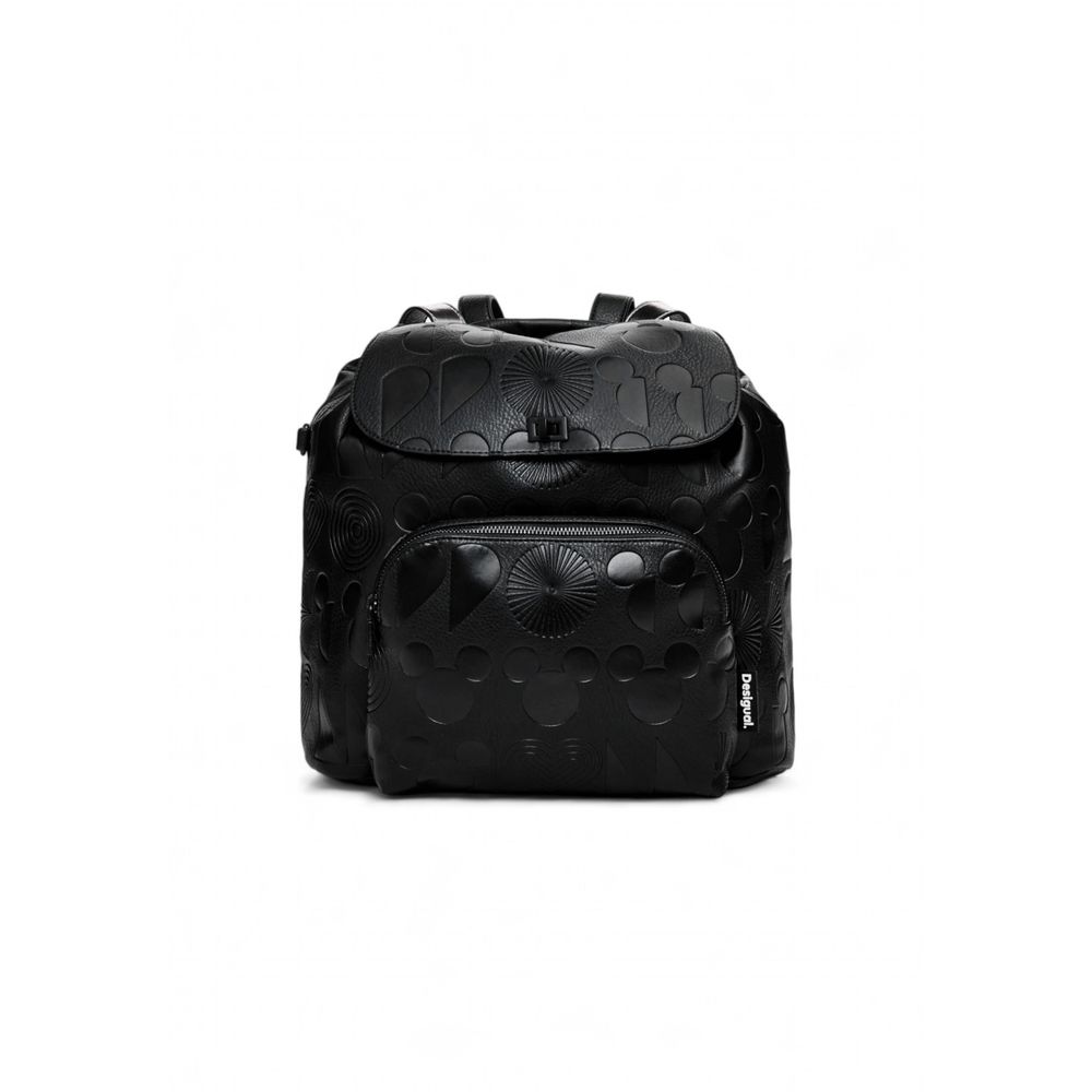 Desigual Black Polyethylene Backpack - Luksuslaukut ja asusteet Desigual - Tutustu YVES JAVANNI® 