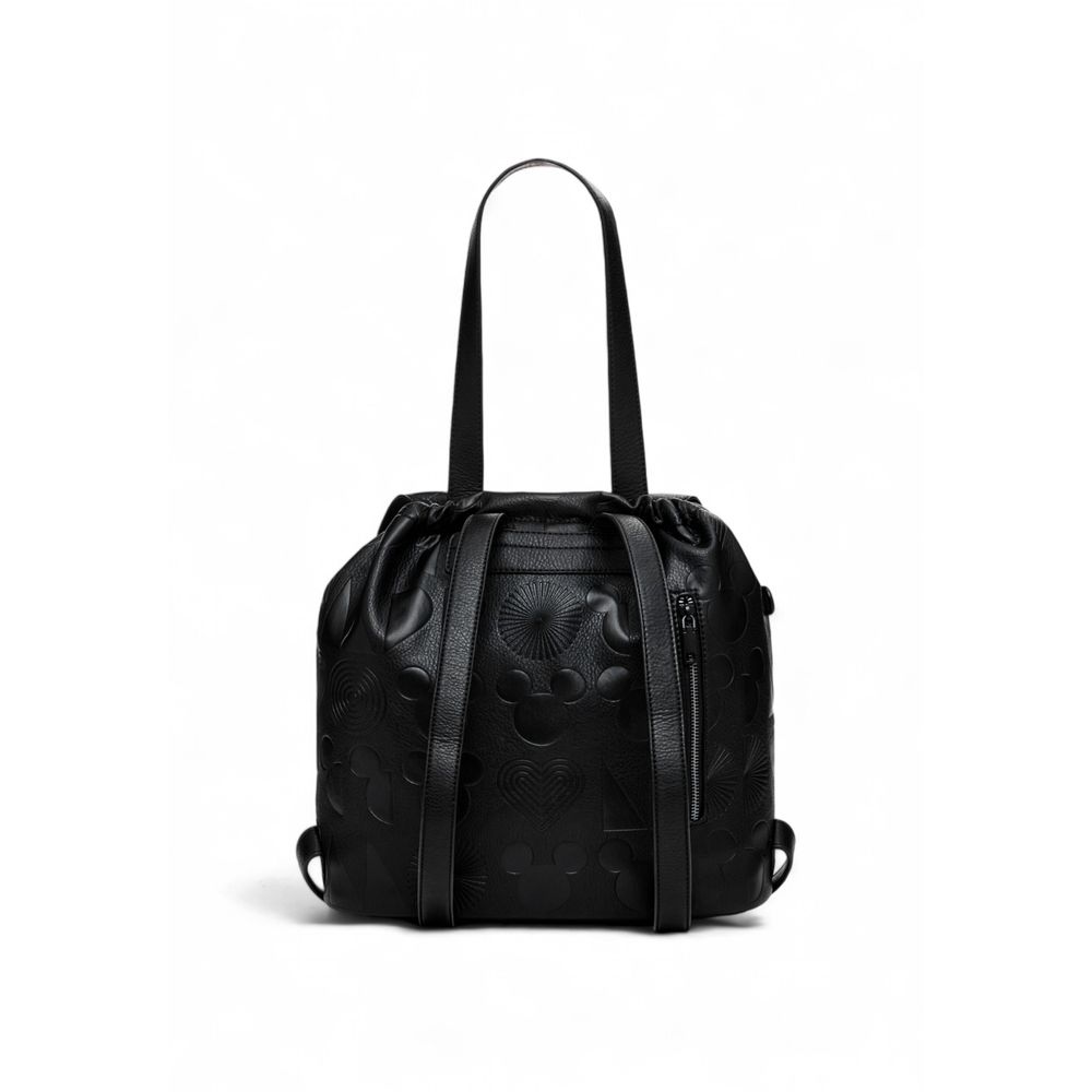 Desigual Black Polyethylene Backpack - Luksuslaukut ja asusteet Desigual - Tutustu YVES JAVANNI® 