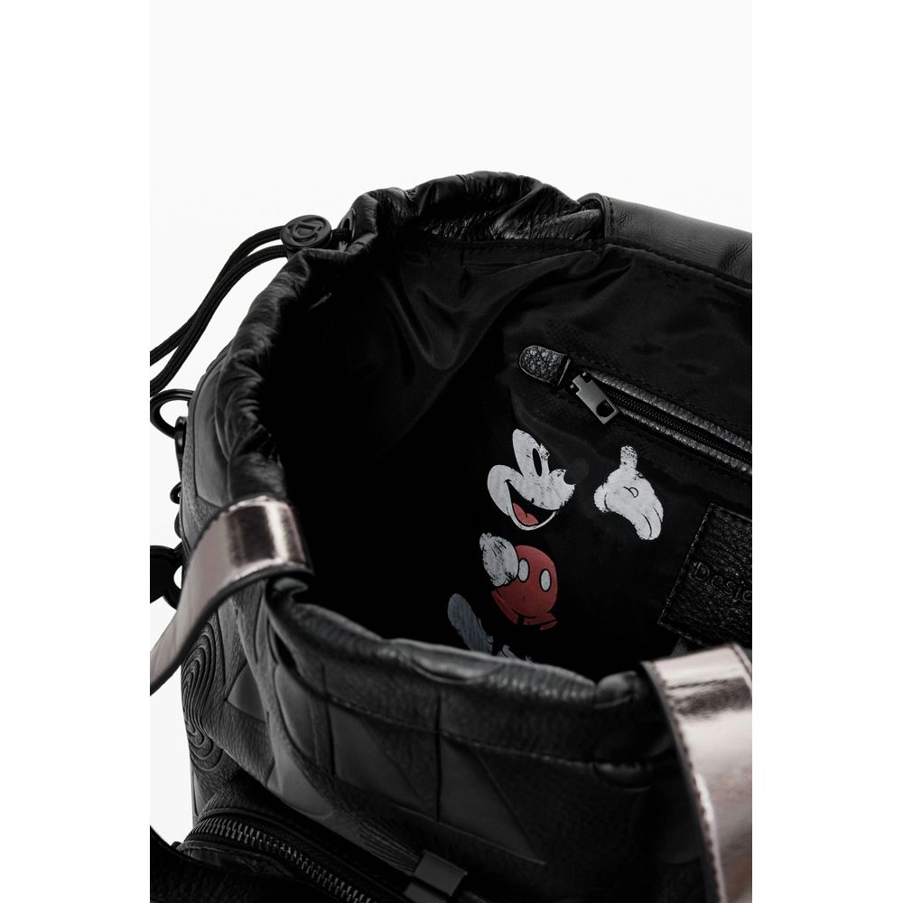 Desigual Black Polyethylene Backpack - Luksuslaukut ja asusteet Desigual - Tutustu YVES JAVANNI® 