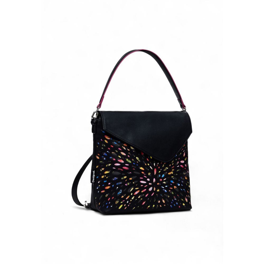 Desigual Black Polyethylene Backpack - Luksuslaukut ja asusteet Desigual - Tutustu YVES JAVANNI® 