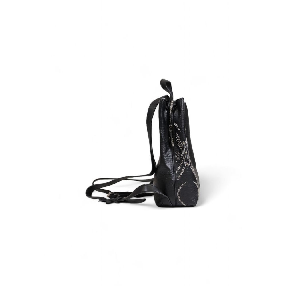 Desigual Black Polyethylene Backpack - Luksuslaukut ja asusteet Desigual - Tutustu YVES JAVANNI® 