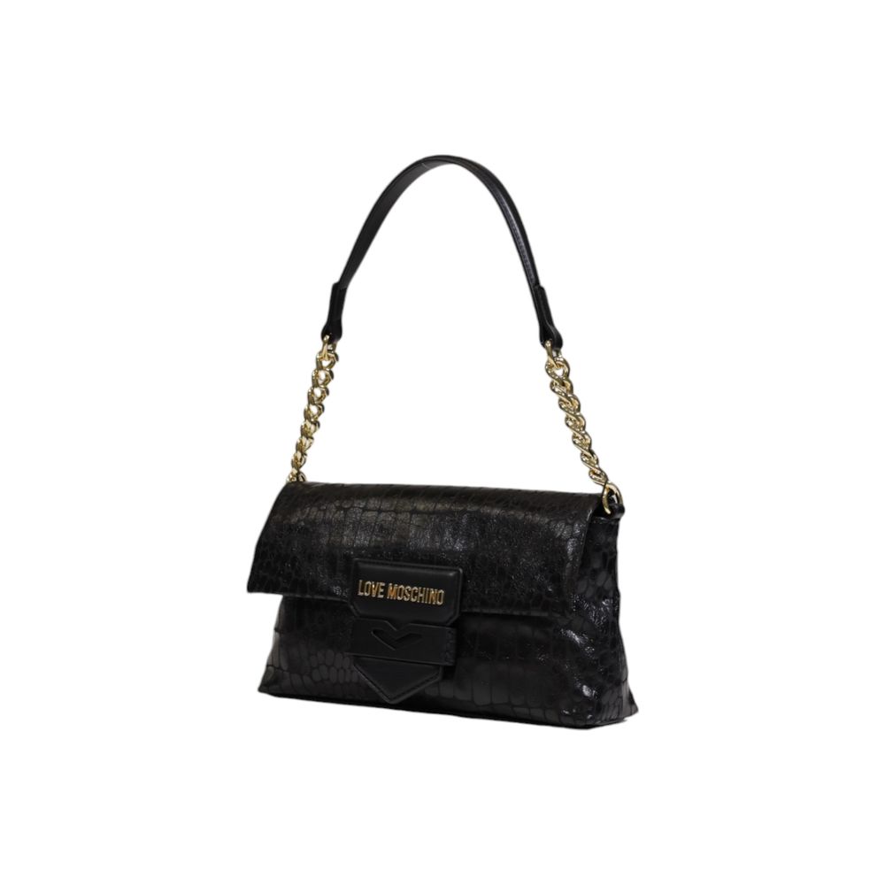 Love Moschino Black Polyethylene Handbag - Luksuslaukut ja asusteet Love Moschino - Tutustu YVES JAVANNI® 