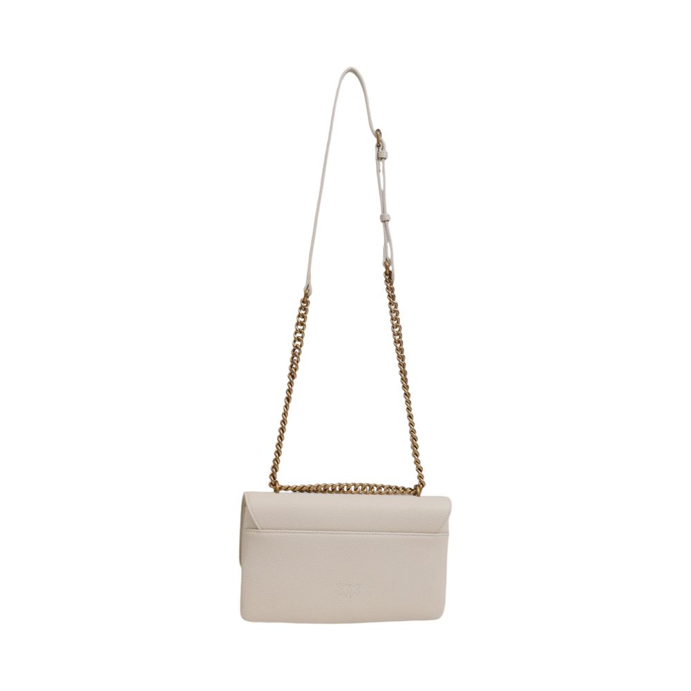 PINKO White Leather Handbag