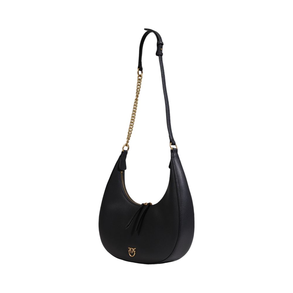 PINKO Black Leather Handbag - Luksuslaukut ja asusteet PINKO - Tutustu YVES JAVANNI® 