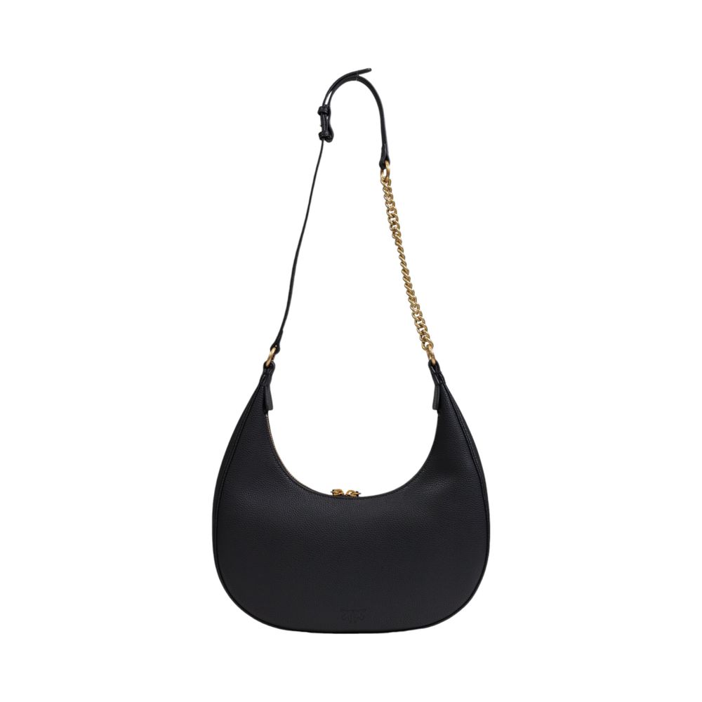 PINKO Black Leather Handbag - Luksuslaukut ja asusteet PINKO - Tutustu YVES JAVANNI® 