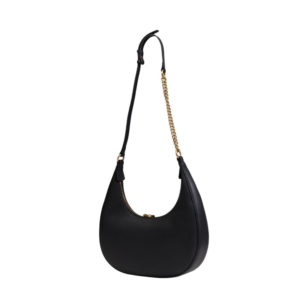 PINKO Black Leather Handbag - Luksuslaukut ja asusteet PINKO - Tutustu YVES JAVANNI® 