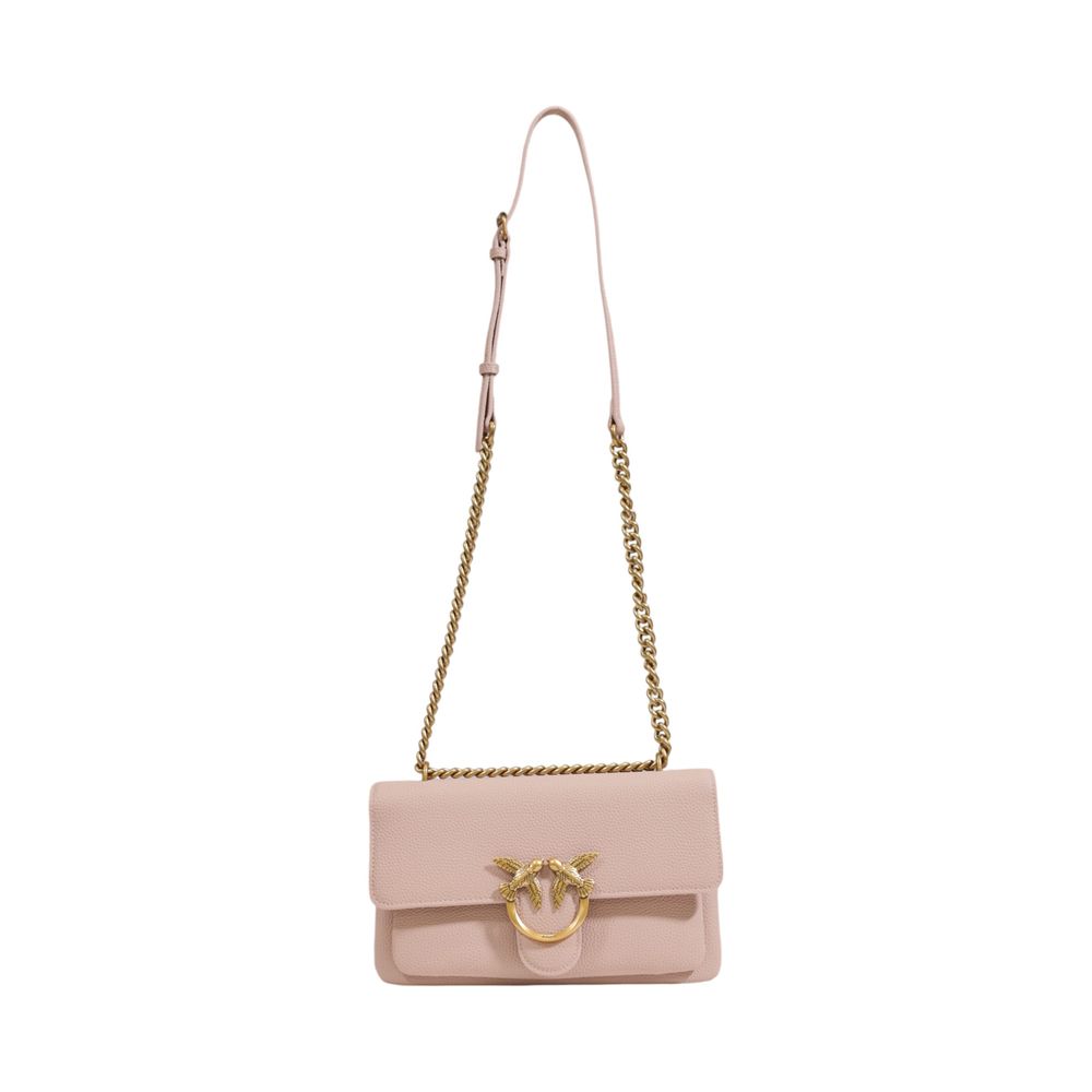 PINKO Pink Leather Handbag - Luksuslaukut ja asusteet PINKO - Tutustu YVES JAVANNI® 