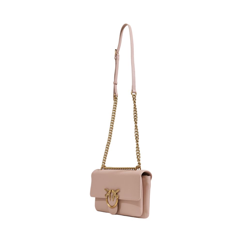 PINKO Pink Leather Handbag - Luksuslaukut ja asusteet PINKO - Tutustu YVES JAVANNI® 