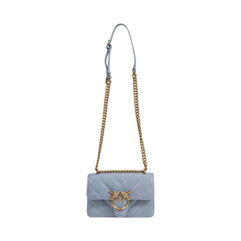 PINKO Blue Leather Handbag - Luksuslaukut ja asusteet PINKO - Tutustu YVES JAVANNI® 