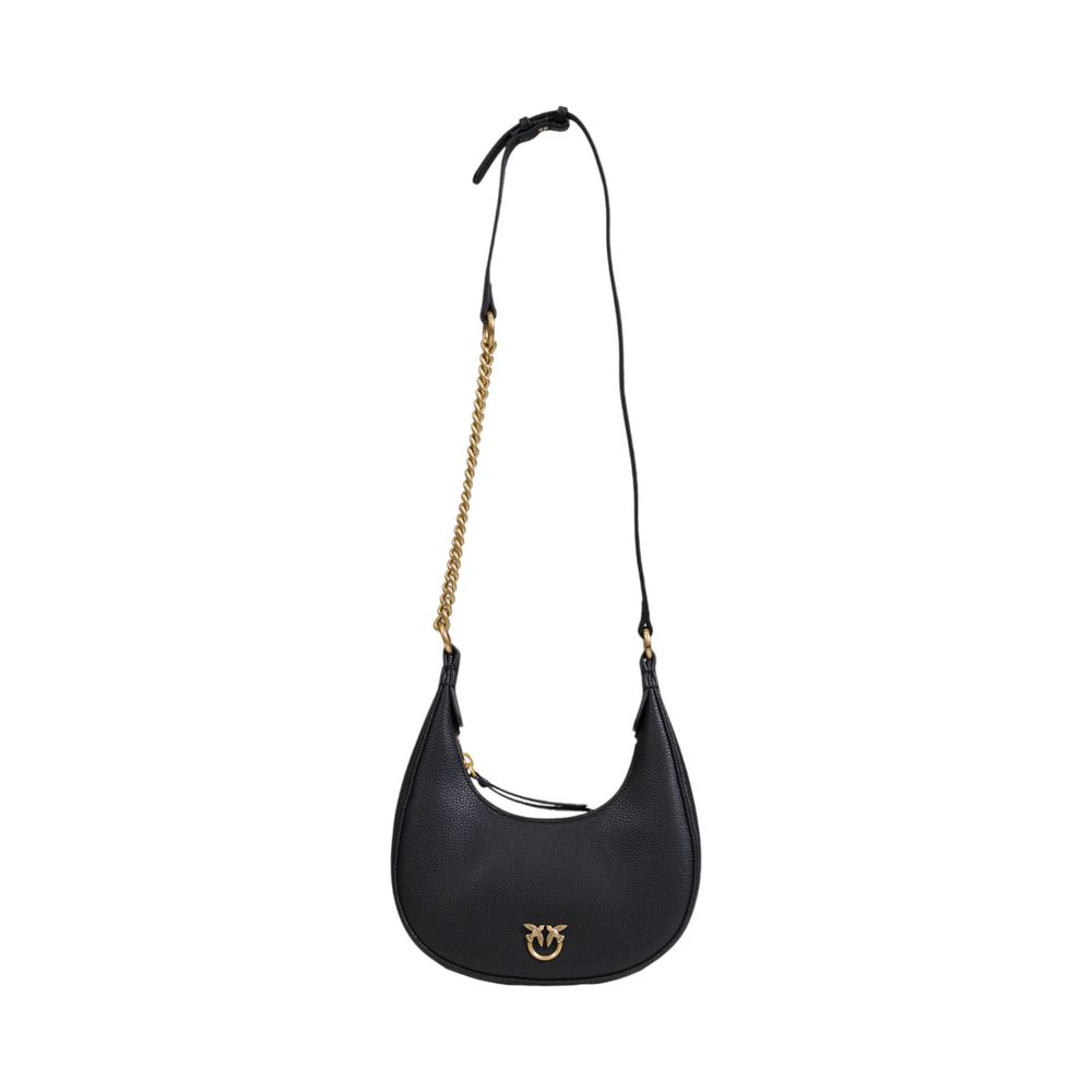 PINKO Black Leather Handbag - Luksuslaukut ja asusteet PINKO - Tutustu YVES JAVANNI® 