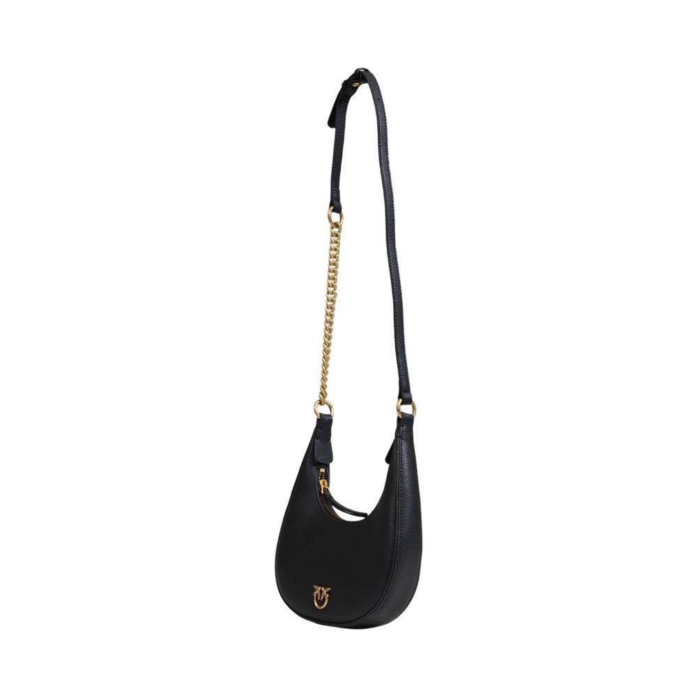 PINKO Black Leather Handbag - Luksuslaukut ja asusteet PINKO - Tutustu YVES JAVANNI® 