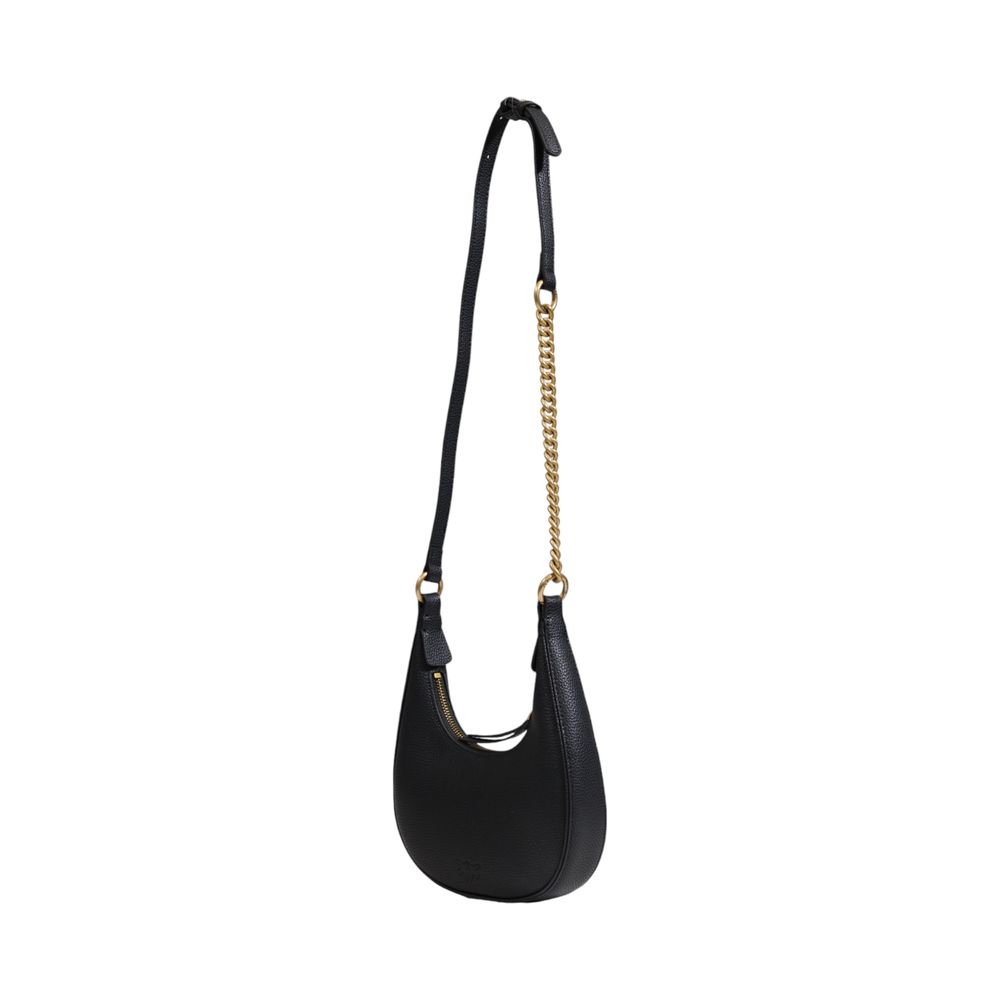 PINKO Black Leather Handbag - Luksuslaukut ja asusteet PINKO - Tutustu YVES JAVANNI® 