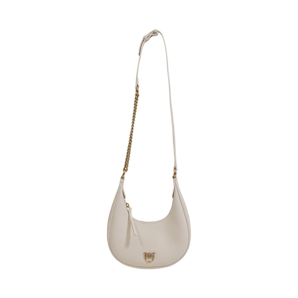 PINKO White Leather Handbag - Luksuslaukut ja asusteet PINKO - Tutustu YVES JAVANNI® 