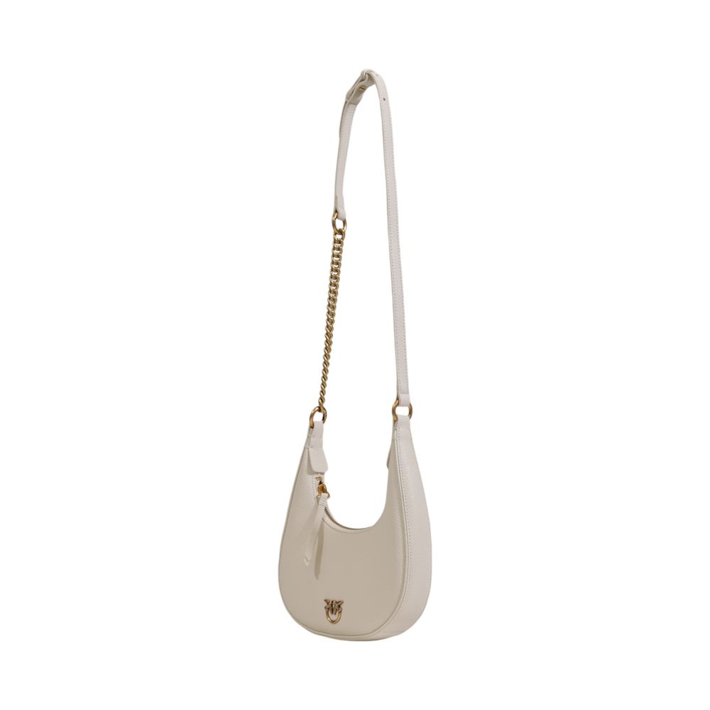 PINKO White Leather Handbag - Luksuslaukut ja asusteet PINKO - Tutustu YVES JAVANNI® 