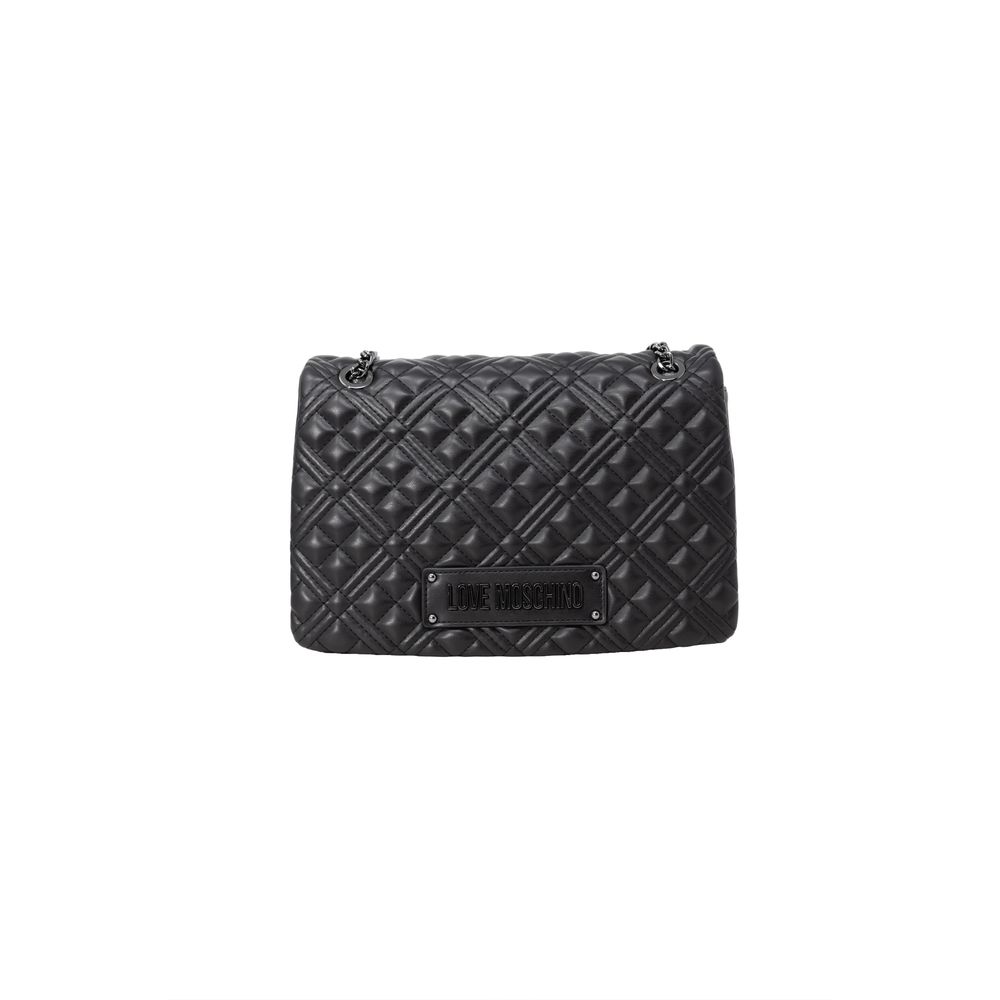 Love Moschino Black Polyethylene Handbag - Luksuslaukut ja asusteet Love Moschino - Tutustu YVES JAVANNI® 